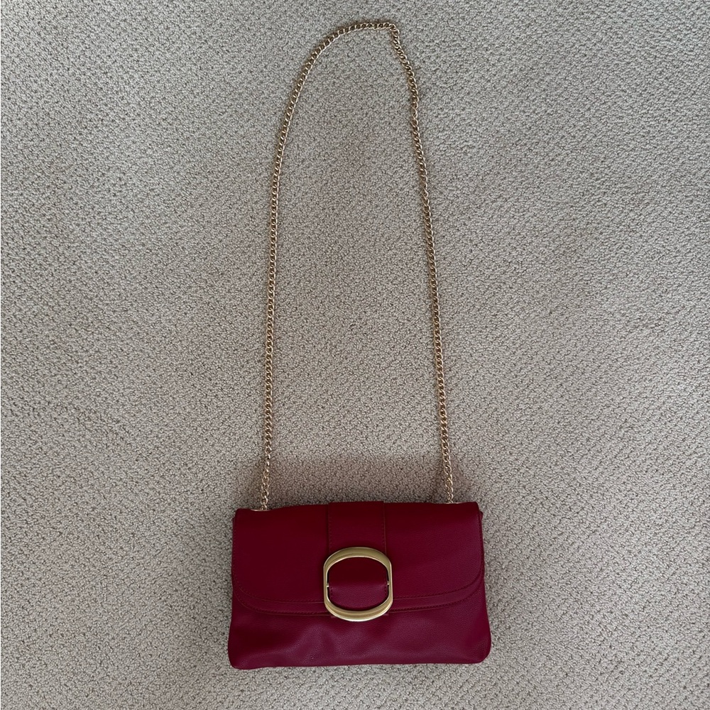 Sole Society Red Crossbody Bag
